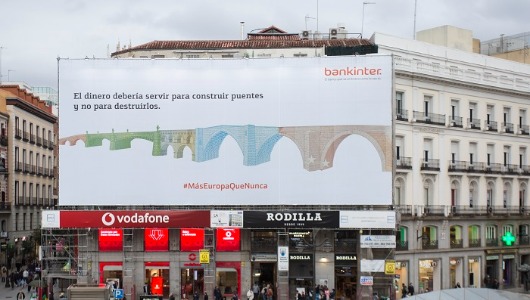 La lona de Bankinter La lona de Bankinter