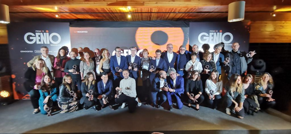 Ganadores de los Premios Genio, tras la ceremonia de ayer Ganadores de los Premios Genio, tras la ceremonia de ayer