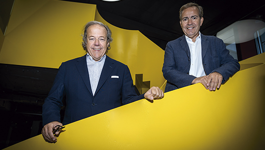 Jaime Antoñanzas, a la izquierda, y Jaime López-Francos. Jaime Antoñanzas, a la izquierda, y Jaime López-Francos.