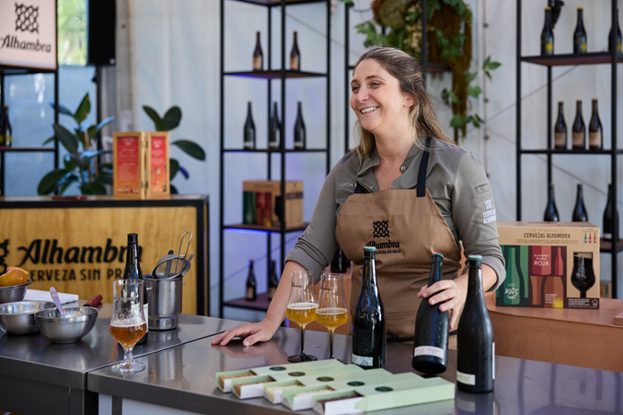 La 'chef' Lucía Freitas también ha participado en Jardín Alhambra