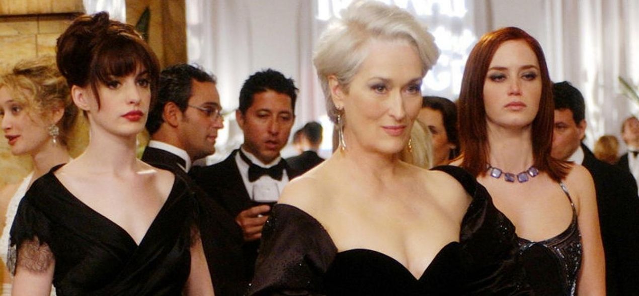Meryl Streep, Anne Hathaway y Emily Blunt han retomado sus papeles de Miranda, Andy y Emily. Imagen: 'El diablo viste de Prada'.
