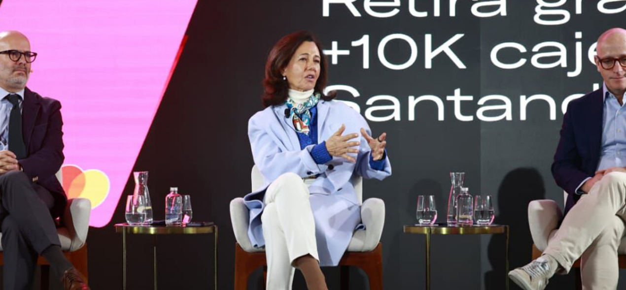Ana Botín, en un evento en México el pasado febrero. Foto: Santander. 