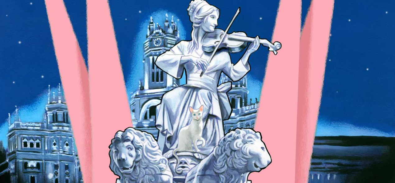 Cartel de la 42ª edición de Los Veranos de la Villa, que se celebra hasta el 30 de agosto en distintos espacios de la capital.