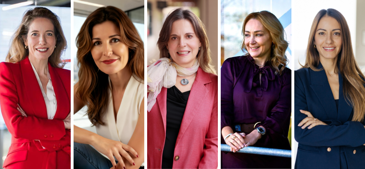 Patricia Ayuela, Eva Ivars, Fina Lladós, Marián Mouriño y Eloisa Siclari.