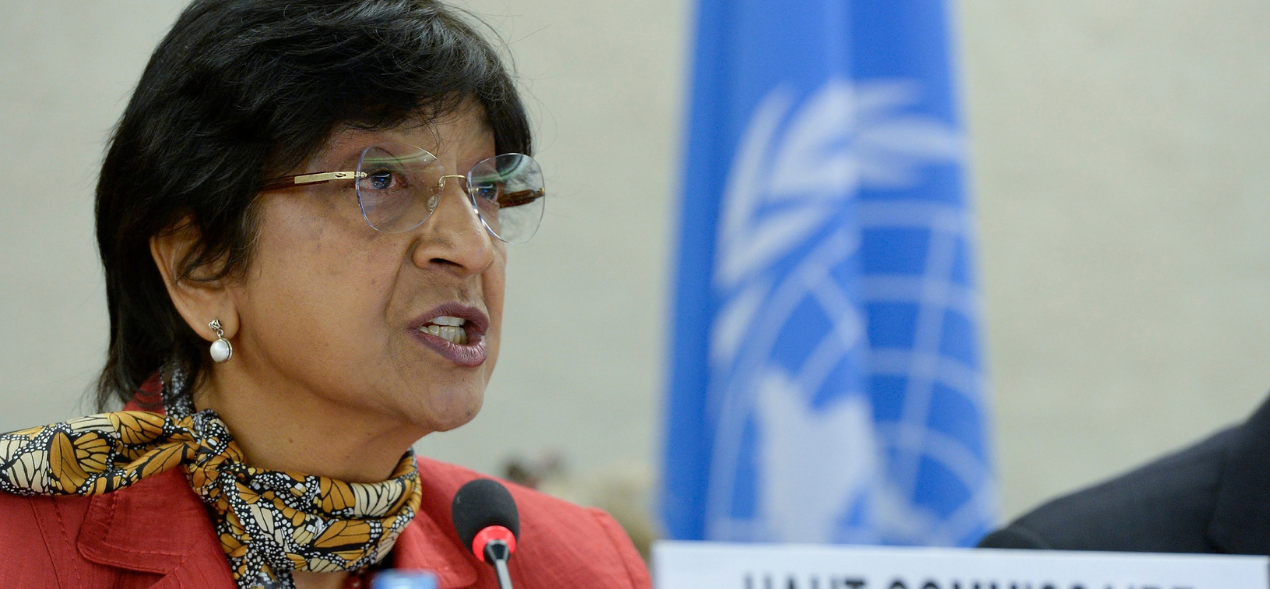Navi Pillay, cuando era alta comisionada de las Naciones Unidas para los Derechos Humanos. Foto: Jean-Marc Ferré/ONU.