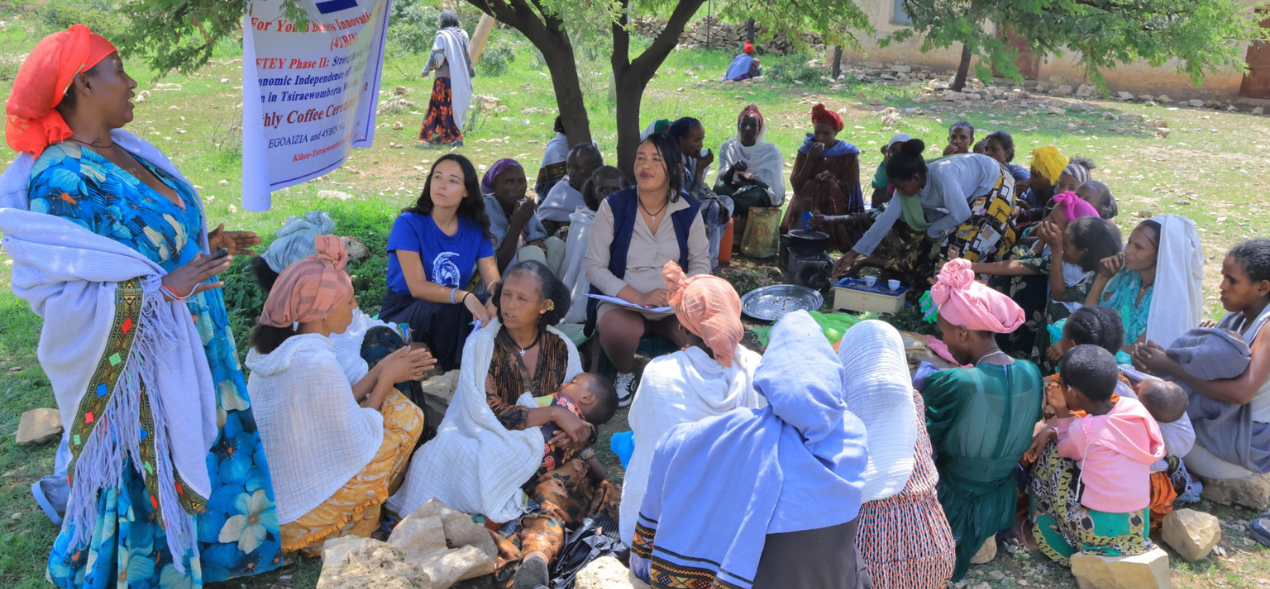 Imagen de una ceremonia del café, una tradición local de Tigray (Etiopía). Fotos: Egoaizia.