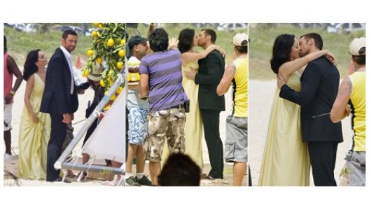 Rodaje de un anuncio de Lipton con Hugh Jackman Rodaje de un anuncio de Lipton con Hugh Jackman