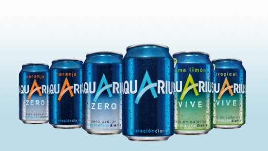 Latas de Aquarius