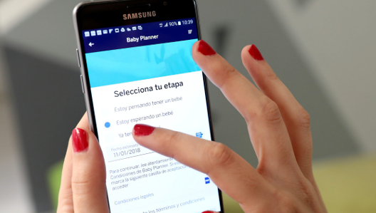 La 'app' Baby Planner de BBVA La 'app' Baby Planner de BBVA
